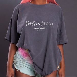 COAL AND TERRY VINTAGE YSL TSHIRT